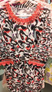 Red Flowered Kurta